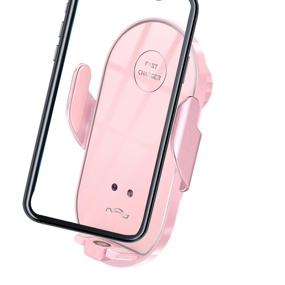 Беспроводное автомобильное зарядное устройство 66 Вт, автоматическое быстрое беспроводное зарядное устройство, держатель мобильного телефона, магнитное поглощение, инструмент для удержания телефона на лобовом стекле