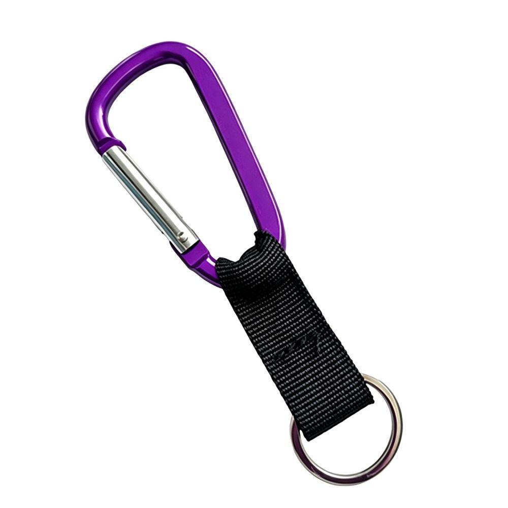 2pcs 13.2cm Webbing Spring Snap Hook Carabiner Lock Buckle for Outdoor Camping Hiking