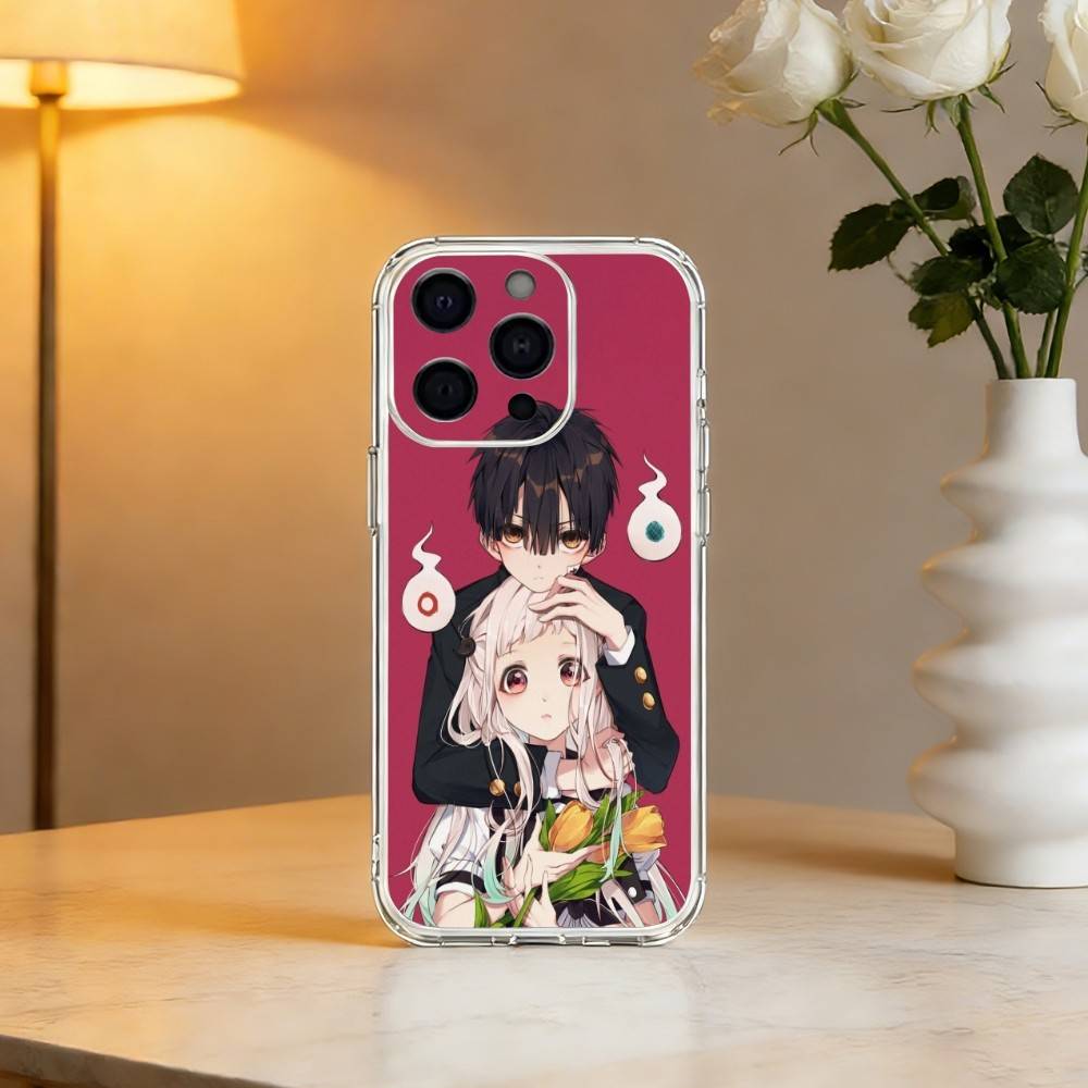 Чехол для телефона «Туалетный Ханако-кун» для iPhone 17 16 15 14 13 12 11 Mini Pro Max Plus Прозрачный чехол