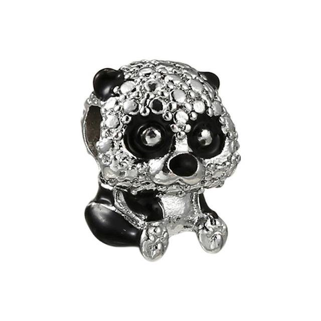 2pcs /Lot Cute Owl Panda Fish Mom Turtle Charm Beads Pendant Fit Diy Original Bracelets Necklaces For Women Men Jewelry Making