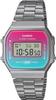 Цифровые часы Vintage Series Gradient Color Kids Metallic Grey Overseas Модель [Casio] A168WERB-2A Мужские Женские [Товар]