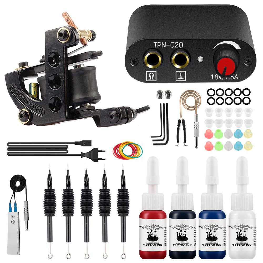 Набор тату-машинок PHOENIXY с иглами питания и чернилами для боди-арта
