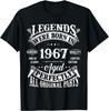 Vintage Legend Born In 1967 58th Birthday Tee 58 Years Old T-Shirt Short Sleeve Casual Individuality Camisas Streetwear