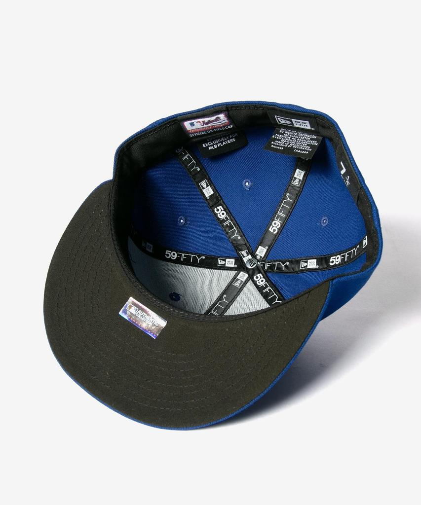 New Era 59FIFTY Blue Orange Size 7 & Cap, 5/8 (Used)