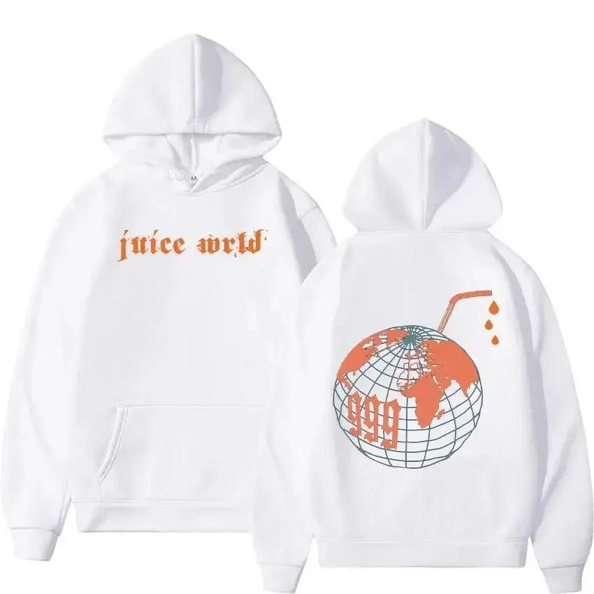 Мужская и женская толстовка с капюшоном рэпера Juice Wrld, толстовка в стиле городской моды, популярная хип-хоп толстовка, уличная одежда с длинным рукавом