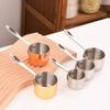 60/80/125/250ML Stainless Steel Seasoning Box Reusable Condiment Containers  Kitchen Tableware