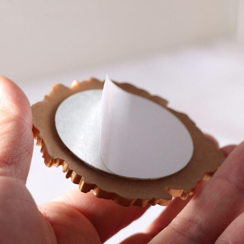 Micro Ornaments Retro Dollhouse Frame Accessories Dollhouse Mirror Miniature Wall Room Mini Mirror