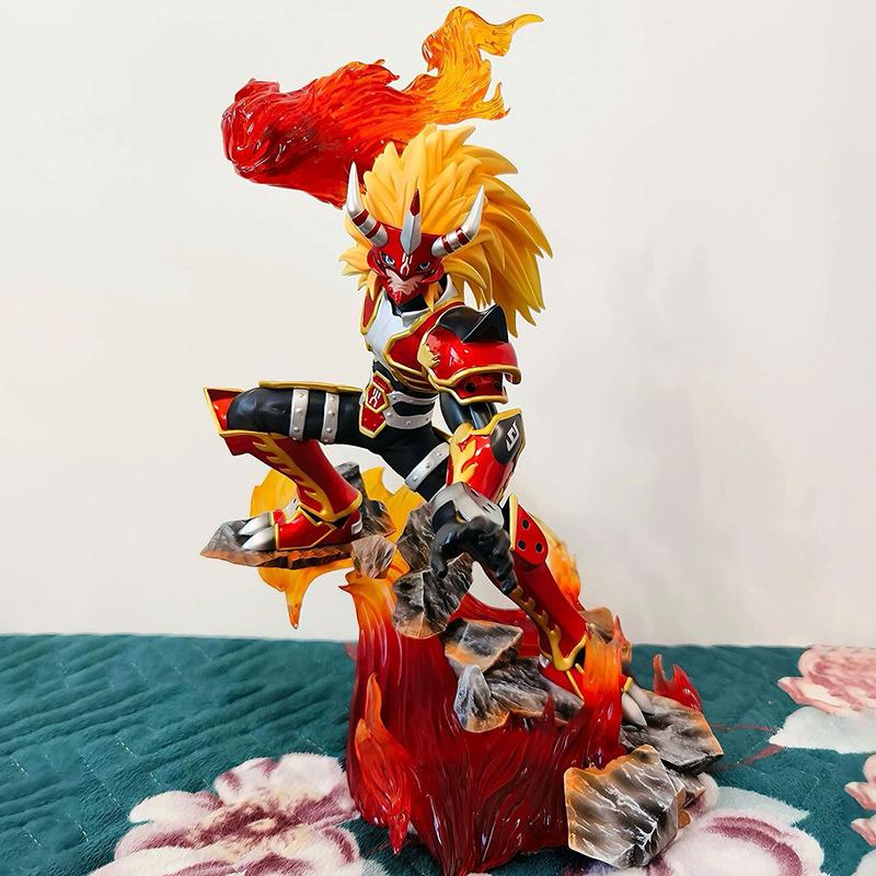 Фигурки Аниме Digimon Adventure Серия Агни Агnimon Фигурки ПВХ Статуя Коллекционная Модель Украшение для Офиса Подарок на День Рождения