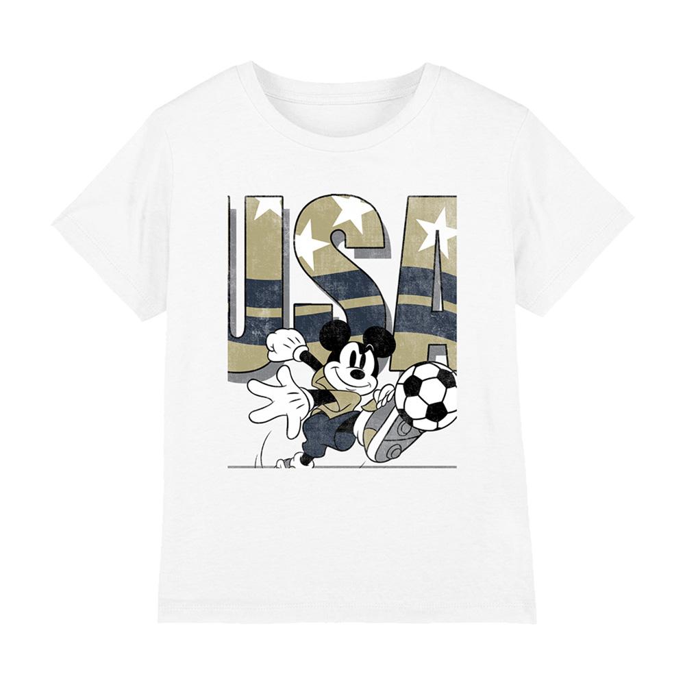 Disney Childrens/Kids USA Soccer Mickey Mouse T-Shirt