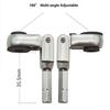 Новый мини-ключ с трещоткой 1/4" 6,35 мм, шестигранный, регулируемый, Toughbuilt, двусторонний отвертка, ручные инструменты