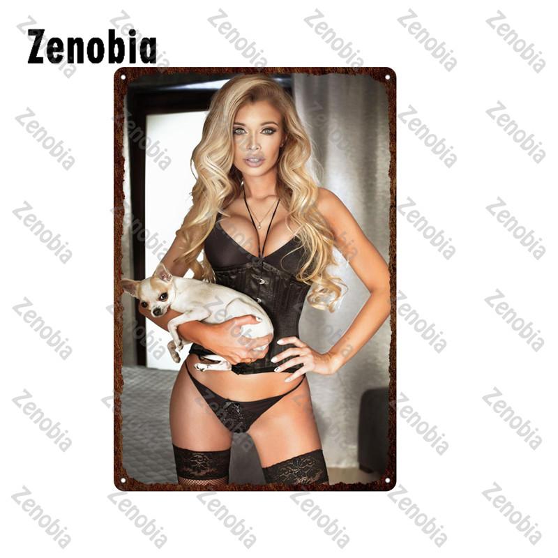Сексуальная девушка металлический знак нижнее белье модель грудь и ягодицы металлический плакат черные чулки женщина декоративная жестяная пластина домашний декор