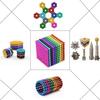 3 мм 1000 шт. магнитные шарики Buckyballs в наличии волшебный магнит Neocube головоломки строительные игрушки Release Presure дети играют в игрушки мозговой штурм игры