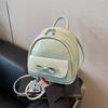 Korean version of fashion portable small bag women's 2025 new bow backpack casual schoolbag