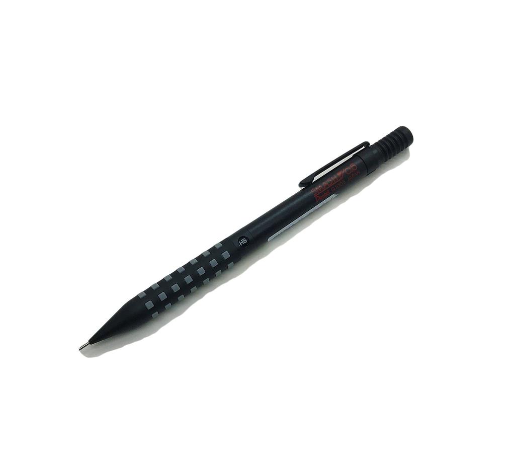 Механический карандаш Smash Black Barrel Q1005DAA Pentel с серым зажимом 0,5 мм