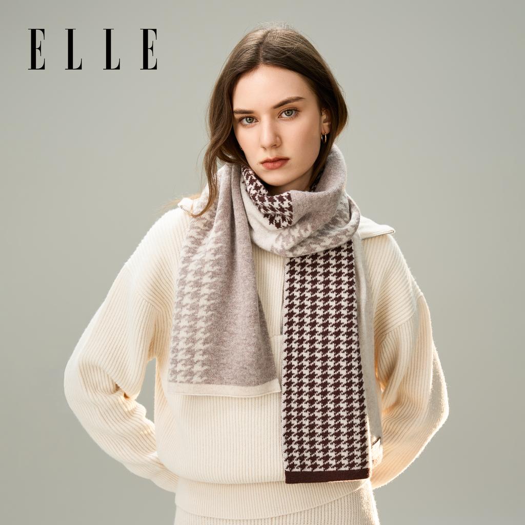 ELLE 100% Wool Scarf for Women