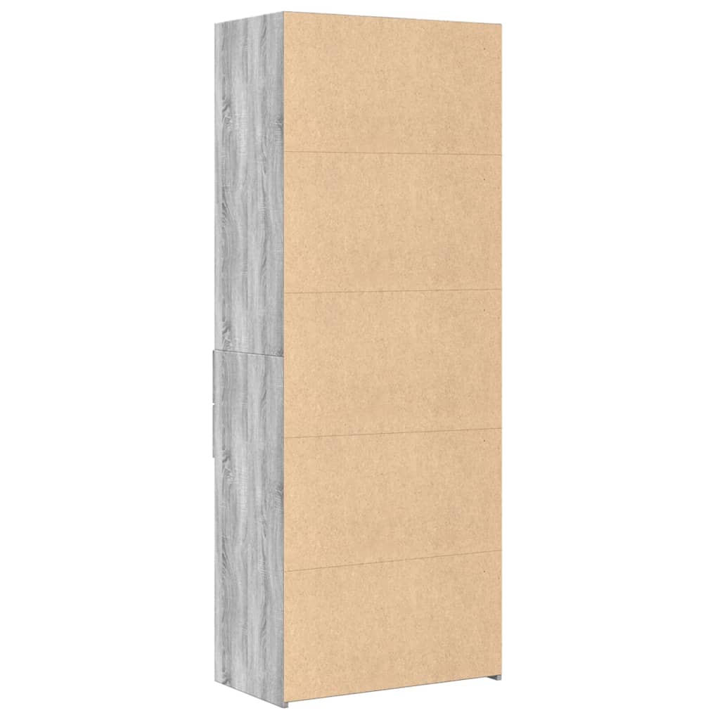 Highboard Gray Sonoma 70x42.5x185 cm Particleboard