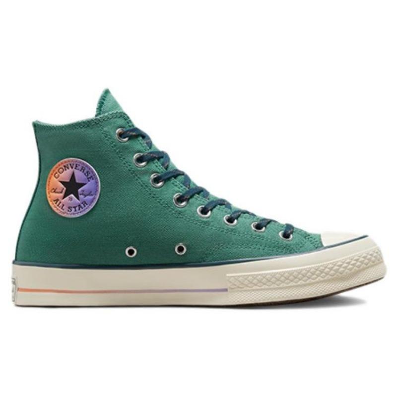 Converse Chuck Taylor All Star 1970s Unisex High Canvas Shoes Trendy Wear-resistant Green A02759C