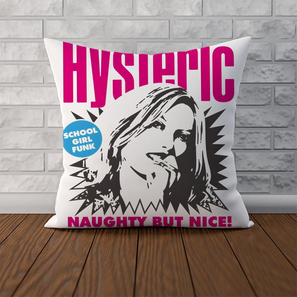 HHysteric Glamour Девушка Наволочка Для Автомобиля Дивана Декоративная Домашняя Двусторонняя Печать Плюшевая Квадратная Подушка Декоративная Подушка Чехол