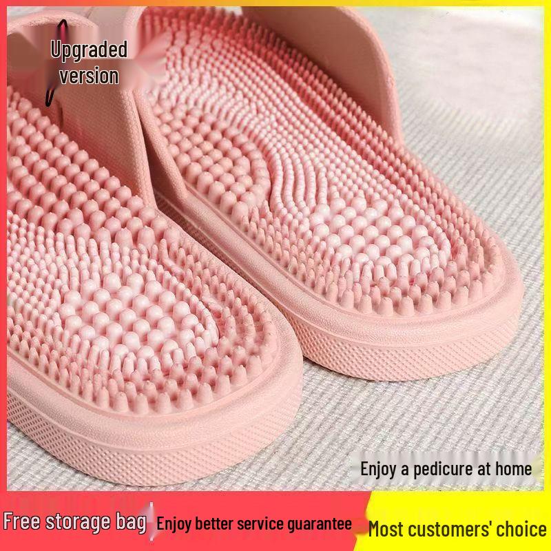 Мужские и женские массажные тапочки 2025 года с нескользящей подошвой и защитой от запаха для использования в помещении/на улице