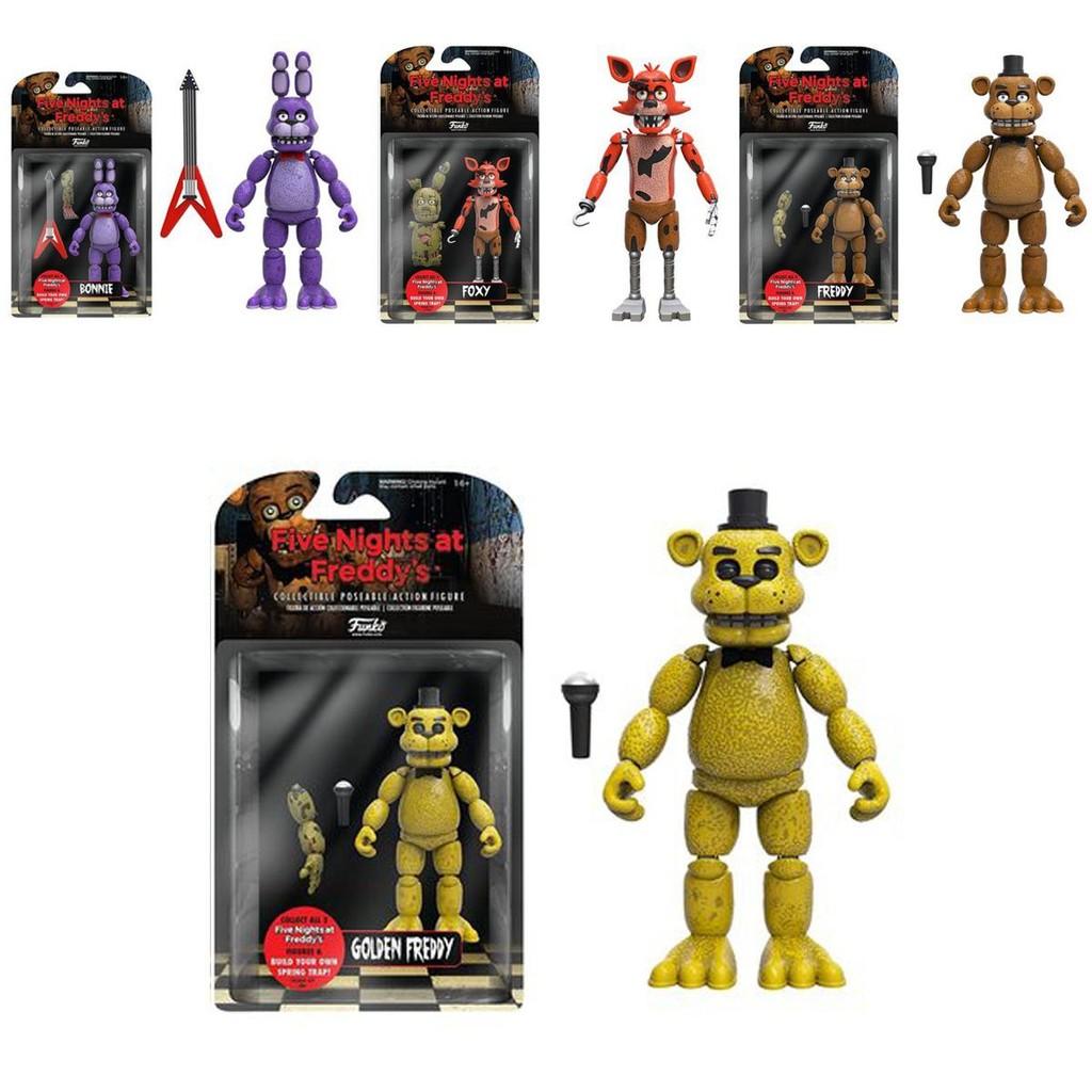 Fnaf Пять Ночей с Фредди Фигурка на шарнирах Золотой Фредди Для Детей