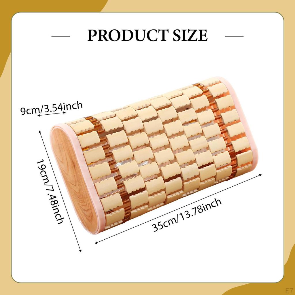 Bamboo Headrest Pillow Sauna Neck Rest for Adults Chinese SPA Comfortable Backrest and