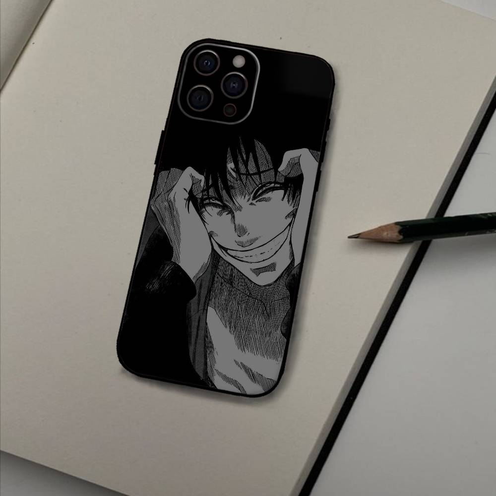 Yuuichi Katagiri Anime Phone Case For iPhone 16,15,14,13,12,17,Pro Max,Plus Silicone Black Case