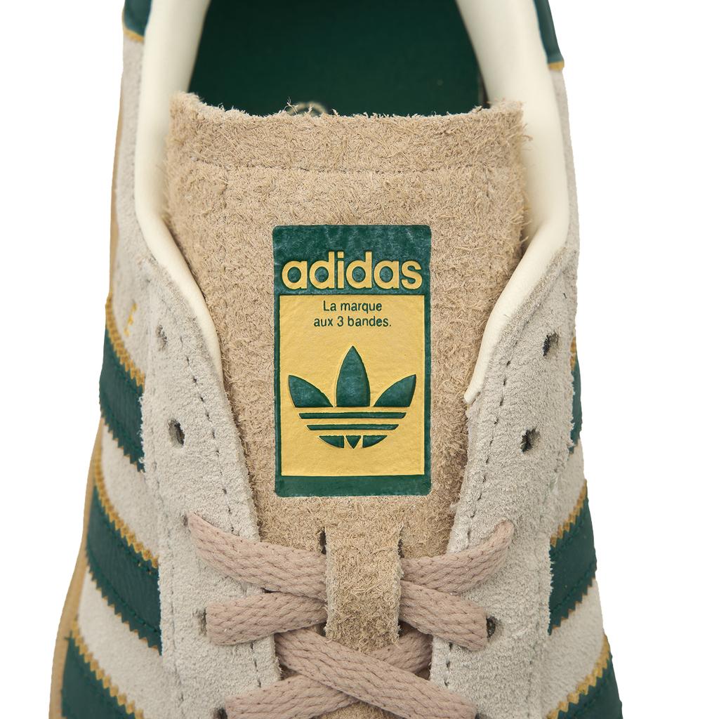 adidas Gazelle Bold Cream Collegiate Green Женские кроссовки Кремово-белые Magic-Beige ID7056