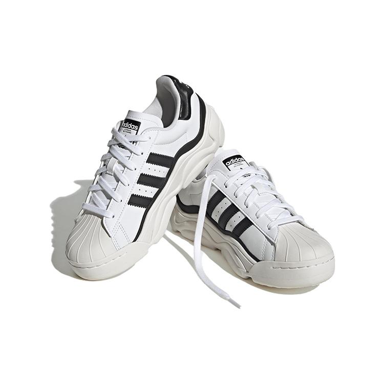 adidas Womens Superstar Millencon 'White Black' (women's sizes) Cloud White / Core Black / Cloud White Casual Shoes HQ9018