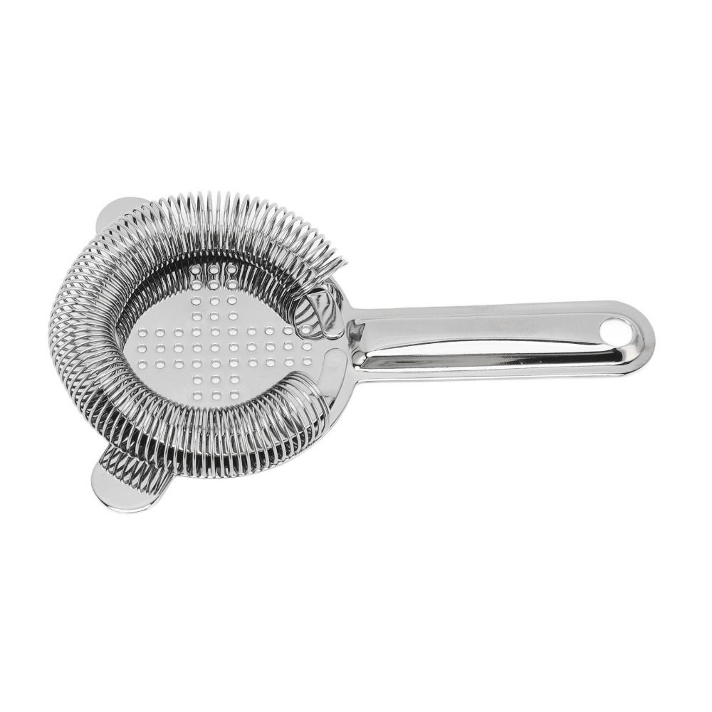 Anti Rust Drink Strainer High-Density Spring Ice Strainer Ergonomic Bar Strainer Restaurants