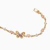 18K Gold Plated Exquisite Butterfly Ladies Cute Heart shaped Star Flower Pendant Zircon Bracelet Chain Y2K Jewelry Gift