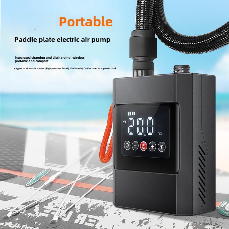 Надувной комплект досок для SUP-серфинга и паддл-серфинга с насосом высокого давления: В комплект входит палатка, воздушная подушка и плавучая платформа для приключений на свежем воздухе.