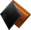 Cordovan Leather Bifold Wallet with Coin Purse Made In Black [Sankyo Shokai] Men's Japan