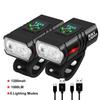 Aluminum Alloy Bicycle Front & Tail Light Set for Night Riding