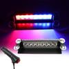 8 LED Car Police Lights Strobe Light For  12V Emergency Signal Lamps Warning Light Auto Truck Flashing Windshield Flash Lighting