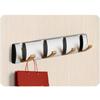Coat Rack Wall Mount - Modern, Metal Wall Coat Rack Sturdy Wall Hook Rack Rail for Hanging Coat, Jacket, Clothes, Hat
