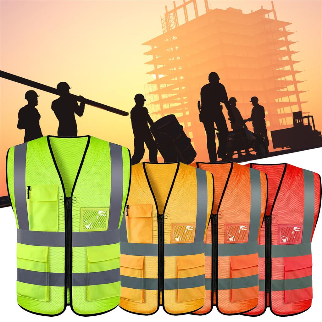 Traffic Clothing Reflective Clothing Bright Fluorescent Work Clothes