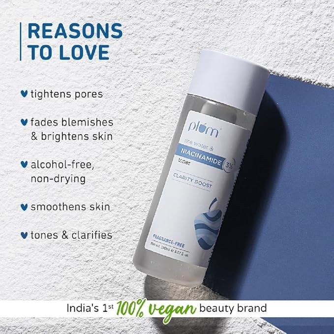 Plum 3% Niacinamide & Rice Water Face Toner