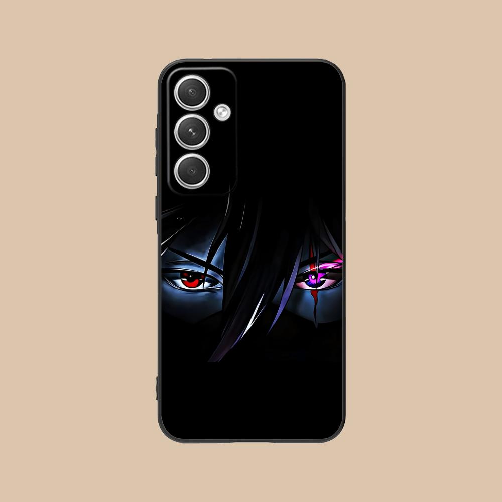 Чехол для телефона с аниме-глазами для Samsung Galaxy S26 S25 S24 S23 S22 S21 S20 Note20 Plus FE Ultra Мягкий ТПУ Ударопрочный Чехол