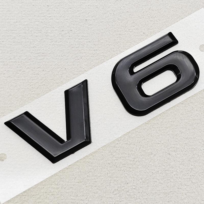 3D ABS Красный Хром Черный V8 V6 Наклейка на Задний Багажник Автомобиля Эмблема Значок Наклейки Для TOYOTA Авто Аксессуары KS4