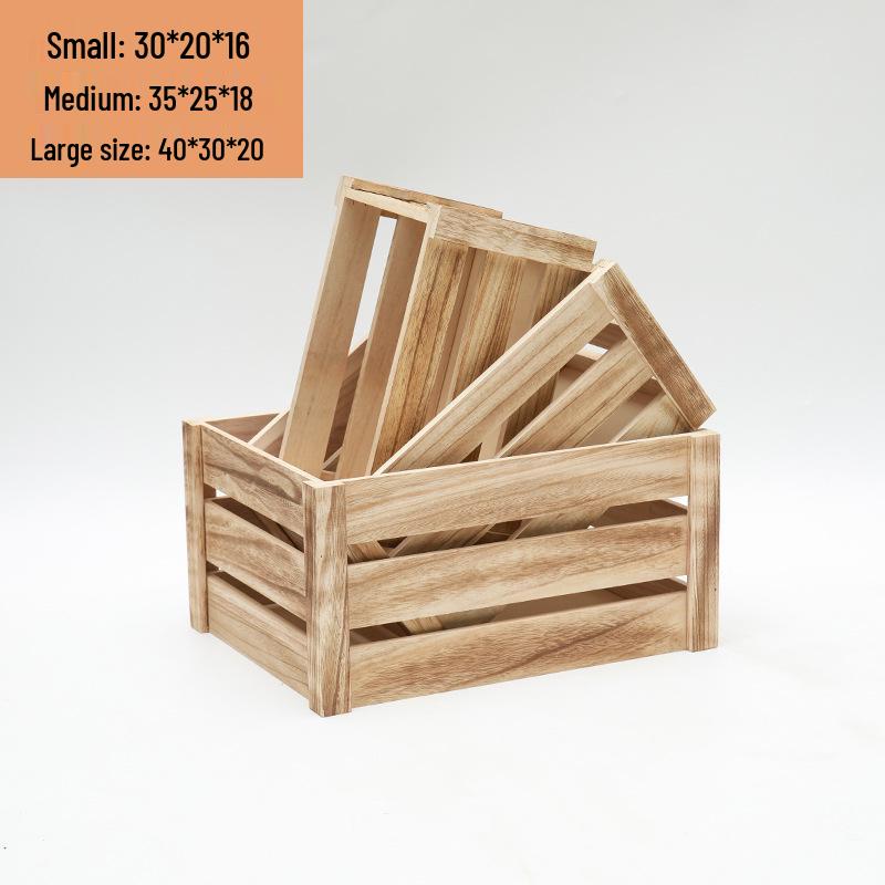 Винтажный прямоугольный деревянный ящик-витрина для витрин магазинов и свадеб