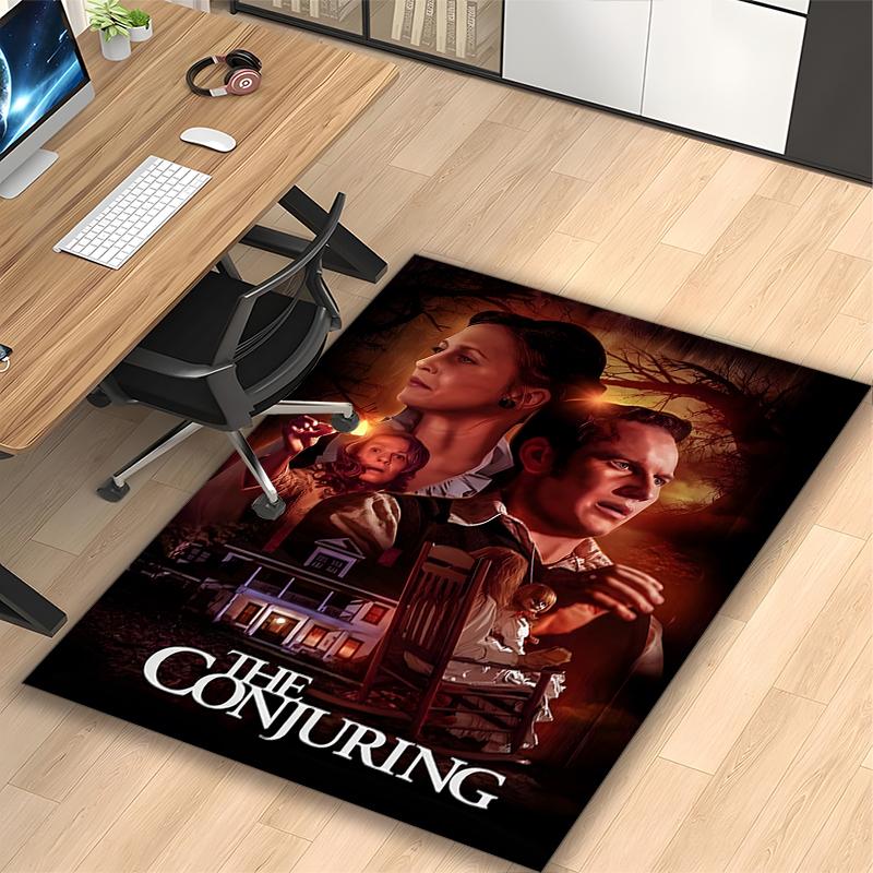 Gang Character Poster Print Area Rug, Multi-functional Office Chair Sofa Carpet, Easy Clean Carpet for Home and Living Spaces