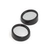 Зеркало заднего вида, автомобильное зеркало, вспомогательное зеркало, черное пластиковое выпуклое, диаметр 35 мм, 2 шт.