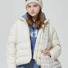 Шапка-бини из смесовой шерсти с радужным узором IVORY