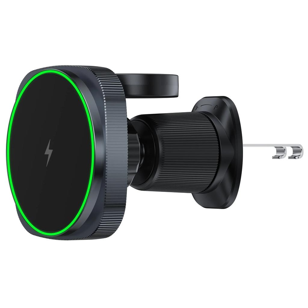 Магнитное беспроводное автомобильное зарядное устройство 2 в 1 для iPhone 15 14 13 12 Pro Max Apple Watch 8 7 Macsafe держатель для телефона автомобильное крепление быстрая зарядка