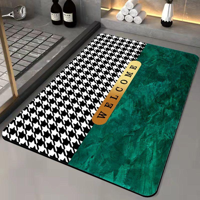 Коврик для пола из диатомовой грязи, впитывающий нескользящий коврик, бытовой коврик для двери, быстросохнущий коврик для туалета, ванной комнаты, душа, коврик для пола