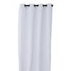 Eyelet Curtain "Sonate" 140 X 280 Cm 100% Washed Linen Vent Du Sud - Snow