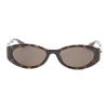 Gucci Logo Detail Oval Sunglasses Men sunglasses Tortoiseshell GG1662SA002