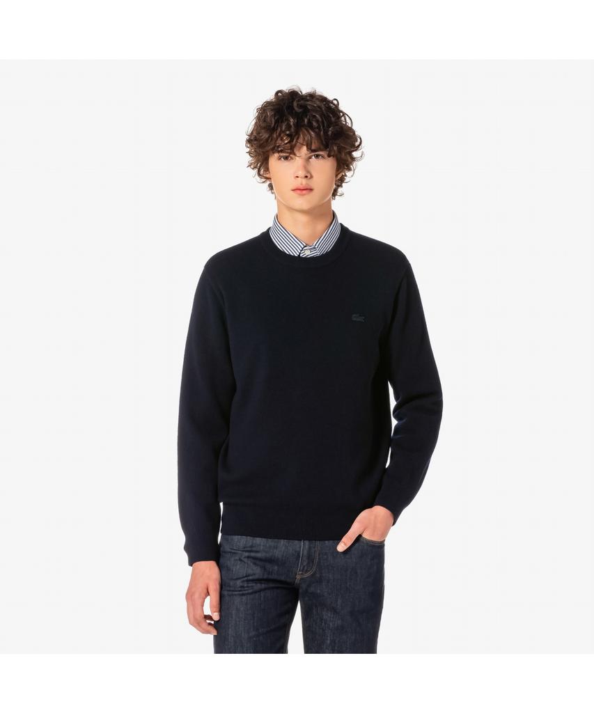 LACOSTE Men'S Basic Crew Neck Pullover Ah596E-55N Hde