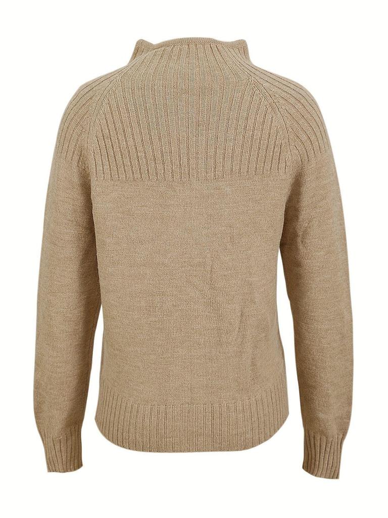2025 Women's Zipper Cardigan: Loose Cable Knit Sweater for Spring & Autumn