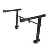 Keyboard Stand Riser, Keyboard Stand Extension AL S Electronic Piano Keyboard Rack, 2-Tier Riser, Width Adjustable from 42 to 75 cm